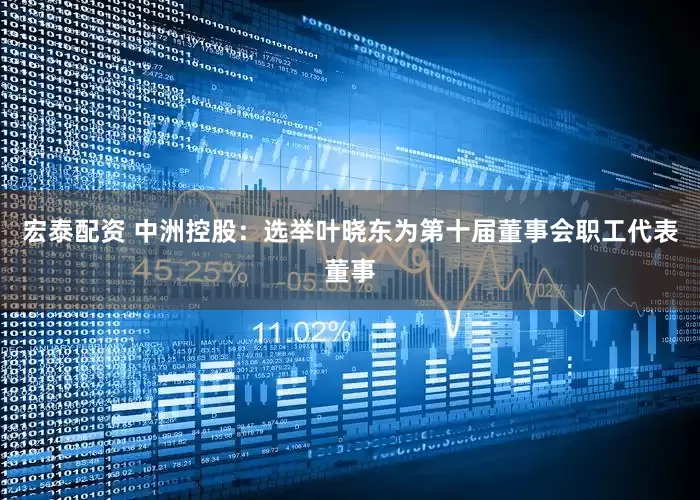 宏泰配资 中洲控股：选举叶晓东为第十届董事会职工代表董事